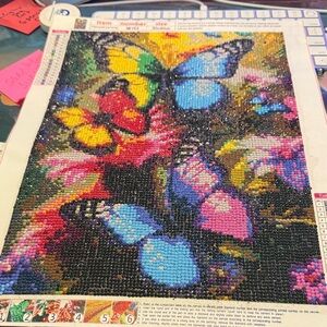 Colorful Butterfly Diamond Painting 30 x 40